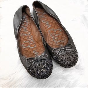 Sam edelman Beatrix ballet flats gun metal